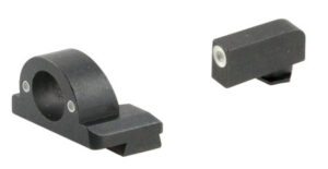 AmeriGlo GL5125 Ghost Ring Sight Set for Glock Black | Green Tritium with White Outline Front Sight Green Tritium Rear Sight | Elite Firearms
