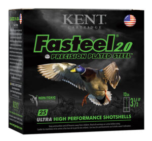 Kent Cartridge K1235FS402 Fasteel 2.0  12 Gauge 3.50" 1 3/8 oz 2 Shot 25 Per Box/ 10 Cs | Elite Firearms