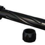 Rival Arms RA20G412A Conversion Barrel 9mm Luger 4.49" Black PVD Finish 416R Stainless Steel Material with Fluting & Threading for Glock 22 Gen3-4 | Elite Firearms
