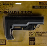 Mission First Tactical BMSMILEXD Battlelink Extreme Duty Minimalist Stock Collapsible Black Synthetic for AR-15, M16, M4 with Mil-Spec Tube (Tube Not Included)