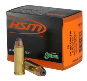 HSM 44M18N20 Pro Pistol 44 Rem Mag 240 gr Jacketed Hollow Cavity 20 Per Box/ 20 Cs | Elite Firearms
