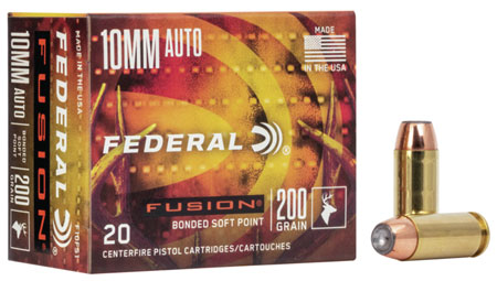 Federal 10mm Auto 200gr Brass – 20rd