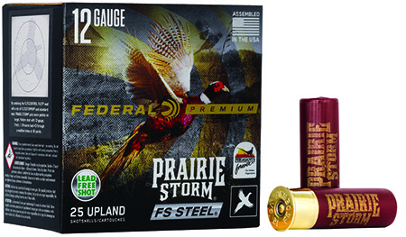 Federal PFSX143FS3 Premium Prairie Storm FS 12 Gauge 3" 1 1/8 oz 3 Shot 25 Per Box/ 10 Cs