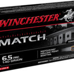Winchester Ammo S65PM Match 6.5 PRC 140 gr Sierra MatchKing BTHP 20 Per Box/ 10 Cs | Elite Firearms