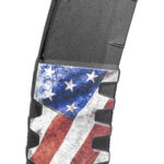 Mission First Tactical EXDPM556AFM1 Extreme Duty Black w/American Flag M1 Detachable 30rd 223 Rem/ 5.56x45mm NATO AR-15 M4