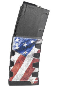 Mission First Tactical EXDPM556AFM1 Extreme Duty Black w/American Flag M1 Detachable 30rd 223 Rem/ 5.56x45mm NATO AR-15 M4