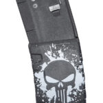 Mission First Tactical EXDPM556PSSWH Extreme Duty Black w/White Punisher Skull Splatter Detachable 30rd 223 Rem 5.56x45mm NATO AR-15 M4