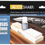 AccuSharp 023C Whetstone Combo Kit Fine, Coarse Natural Arkansas Stone Sharpener Includes Honing Oil | Elite Firearms