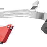 Timney Triggers ALPHAGLOCK5 Alpha Competition 9mm Luger/40 S&W/22 LR, Red Straight Trigger, Compatible w/Glock Gen5 & Glock 44 | Elite Firearms