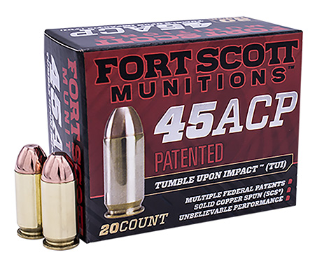 Fort-Scott .45 ACP 180gr Brass – 20rd
