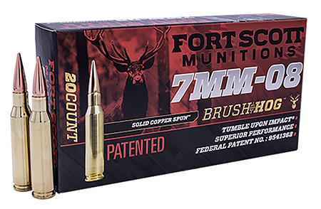 Fort-Scott 7mm-08 Remington 120gr Brass – 20rd