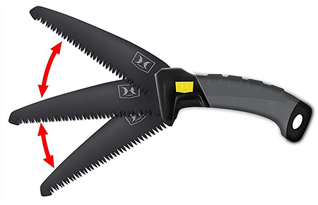 Hawk HWKPBSAW Pruning Saw Fixed TiN SK5 High Carbon Steel Aluminum 11" | Elite Firearms