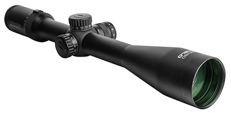Konus 7173 Diablo Matte Black 6-24x 50mm 30mm Tube Dual Illuminated Blue/Red Engraved Modfified 1/2 Mil-Dot Reticle | Elite Firearms
