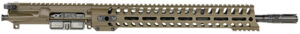 Patriot Ordnance Factory  Minuteman Complete Upper 5.56x45mm NATO 16.50" Black Nitride Barrel Aluminum Patriot Brown Receiver 14.50" M-LOK Handguard Lo Pro DI Gas Block (Mid Length) | Elite Firearms