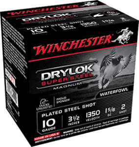 Winchester Ammo XSC102 Drylok Super Steel Magnum 10 Gauge 3.50" 1 5/8 oz 2 Shot 25 Per Box/ 10 Cs | Elite Firearms