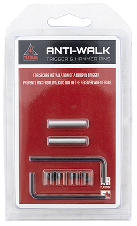 Rise Armament 12005 Anti-Walk Pin Set Anti-Walk Stainless Steel for AR-15 & AR-10