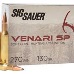 Sig Sauer V270SP13020 Venari 270 Win 130 gr Soft Point 20 Per Box/ 10 Cs | Elite Firearms