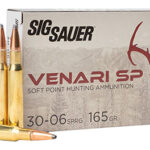 Sig Sauer V3006SP16520 Venari 30-06 Springfield 165 gr Soft Point 20 Per Box/ 10 Cs | Elite Firearms