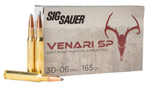 Sig Sauer V3006SP16520 Venari 30-06 Springfield 165 gr Soft Point 20 Per Box/ 10 Cs | Elite Firearms