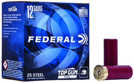 Federal TG1477 Top Gun Steel 12 Gauge 2.75" 1 1/8 oz 7 Shot 25 Per Box/ 10 Cs | Elite Firearms