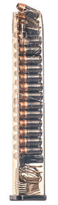 ETS Group SMKGLK2130 Pistol Mags 30rd Extended 45 ACP Compatible w/Glock 21/30/41 Smoke Polymer
