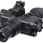 AGM Global Vision 12W7P122154211 Wolf-7 PRO NW1 Night Vision Goggles Black 1x 27mm, Generation 2+ Level 1, 45-54 lp/mm Resolution, White Filter | Elite Firearms