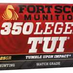 Fort Scott Munitions 350125SCV Tumble Upon Impact (TUI) Rifle 350 Legend 125 gr Solid Copper Spun 20 Per Box/ 10 Cs | Elite Firearms