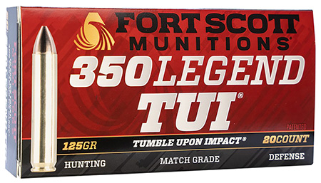 Fort-Scott .350 Legend 125gr Brass – 20rd