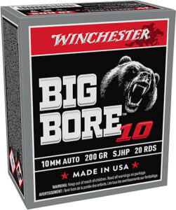 Winchester Ammo X10MMBB Big Bore  10mm Auto 200 gr Semi Jacketed Hollow Point 20 Per Box/ 10 Cs | Elite Firearms
