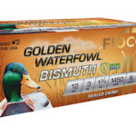 Fiocchi 123GB6 Golden Waterfowl Bismuth 12 Gauge 3" 1 3/8 oz 6 Shot 10 Per Box/ 10 Cs | Elite Firearms