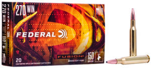 Federal F270FS2 Fusion 270 Win 150 gr Fusion Soft Point 20 Per Box/ 10 Cs | Elite Firearms