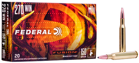 Federal .270 Winchester 150gr Brass – 20rd