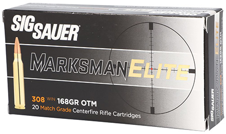 Sig-Sauer .308 Winchester 168gr OTM Brass – 20rd