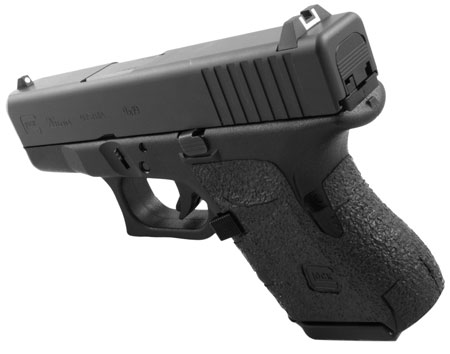 Talon Grips 116R Adhesive Grip Compatible w/Glock 26/27/28/33/39 Gen4 w/No Backstrap, Black Textured Rubber | Elite Firearms