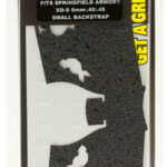 Talon Grips 207R Adhesive Grip  Textured Black Rubber for Springfield XD-S 9,40,45 with Small Backstrap | Elite Firearms