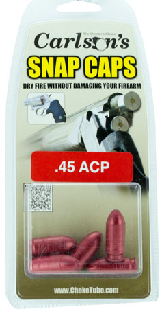 Carlson's Choke Tubes 00062 Snap Cap Pistol 45 ACP Aluminum 5 Pack | Elite Firearms