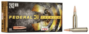 Federal P243K Premium 243 Win 85 gr Barnes TSX 20 Per Box/ 10 Cs | Elite Firearms