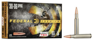 Federal P3006AF Premium 30-06 Springfield 165 gr Barnes TSX 20 Per Box/ 10 Cs | Elite Firearms