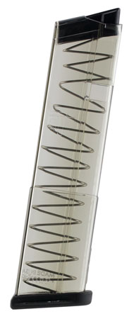 ETS Group GLK4312 Pistol Mags  12rd 9mm Luger Compatible w/ Glock 43 Clear Polymer
