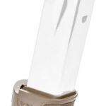 Springfield Armory XDG5003FDE Mag Sleeve made of Polymer with Flat Dark Earth Finish & 1 Piece Design for 9mm Luger, 40 S&W Springfield XD Mod.2 Magazines