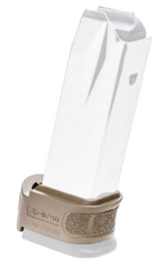 Springfield Armory XDG5003FDE Mag Sleeve made of Polymer with Flat Dark Earth Finish & 1 Piece Design for 9mm Luger, 40 S&W Springfield XD Mod.2 Magazines