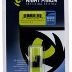 Night Fision GLK004003WGW Suppressor Height  White Ring Tritium Front & Rear/ Black Frame, Compatible w/Glock17/17L/19/22/23/24/25/26/27/28/31/32/33/34/35/37/38/39/45/48, Post/Rear Dovetail Mount | Elite Firearms