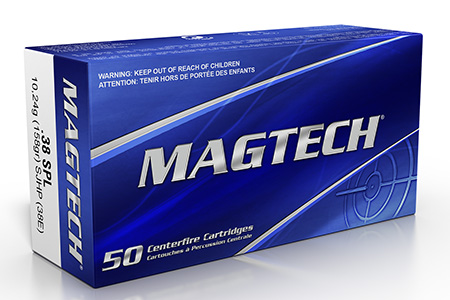 Mag-Tech .38 Special 158gr Brass – 50rd