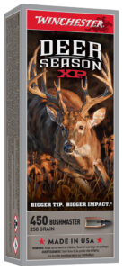 Winchester Ammo X450DS Deer Season XP 450 Bushmaster 250 gr Extreme Point 20 Per Box/ 10 Cs | Elite Firearms