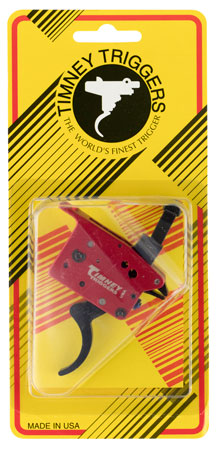 Timney Triggers 307 Featherweight Deluxe  Black/Red Curved Trigger 3 lbs Draw Weight Fits Mosin-Nagant | Elite Firearms