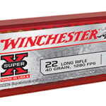 Winchester Ammo X22LRPP1 Super X 22 LR 40 gr Power Point Copper Plated 100 Per Box/ 20 Cs | Elite Firearms