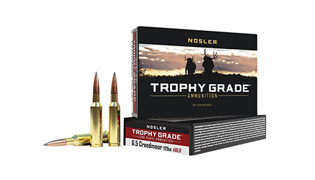 Nosler 60091 Trophy Grade Long-Range 6.5 Creedmoor 129 gr Nosler Spitzer AccuBond Long Range 20 Per Box/ 10 Cs | Elite Firearms