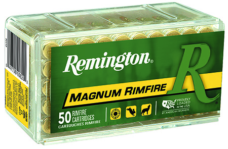 Remington Ammunition 21172 Magnum Rimfire 22 WMR 40 gr Pointed Soft Point 50 Per Box/ 40 Cs | Elite Firearms