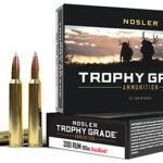 Nosler 60065 Trophy Grade 300 RUM 180 gr Nosler AccuBond 20 Per Box/ 10 Cs | Elite Firearms