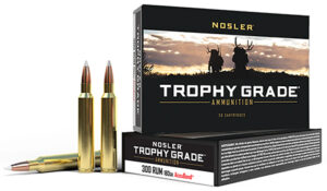 Nosler 60065 Trophy Grade 300 RUM 180 gr Nosler AccuBond 20 Per Box/ 10 Cs | Elite Firearms